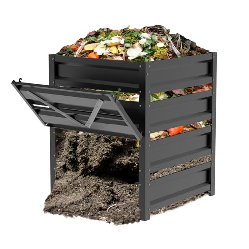 Compost Bin Outdoor -170 Gallon Metal Mesh Rust-Proof Coating Composter