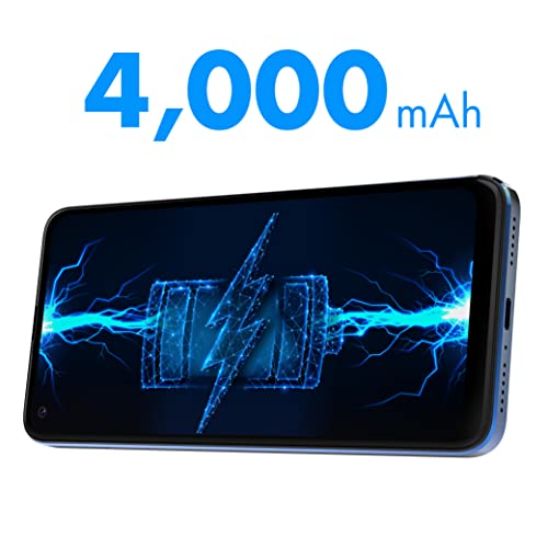Nuu B10 | 2022 | Unlocked | Us Warranty| 6.55” Hd+ Display | 48Mp Triple-Camera | 64Gb + 4Gb Ram | 4000Mah Battery | Android 11 | (Blue Color) #TOP3