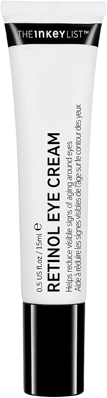 Retinol Eye Cream 0.5 Fl Oz, Reduce Wrinkles and Fine Lines, Night Cream, Vegan Friendly, Suitable For All Skin Types | Night Eye Cream with Slow-Release Retinol to Help Smooth Fine Lines and Wrinkles Around the Delicate Eye Area