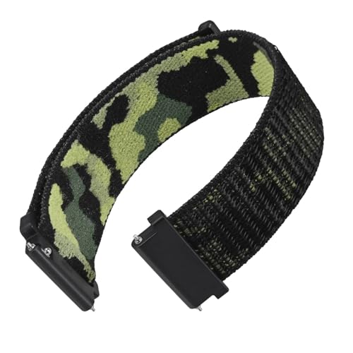 Image of WOCCI Adjustable Nylon Sport Watch Bands with Hook and Loop Fastener, Quick Release Watch Straps for Men and Women, Band Width 18mm 20mm 22mm