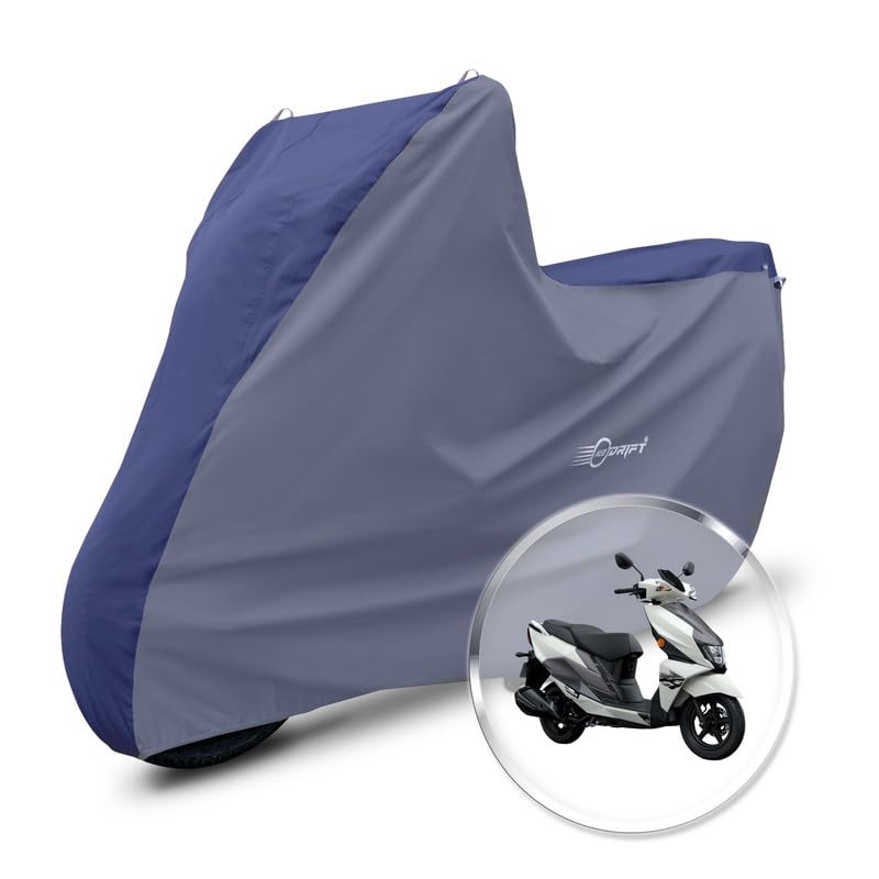 Image of Neodrift 'SuperMax' Bike Cover Suitable for Suzuki Avenis (All-Weather Motorcycle Protection, Water & UV Resistant, Dustproof, Windproof) (Colour: Blue - L.Gray)