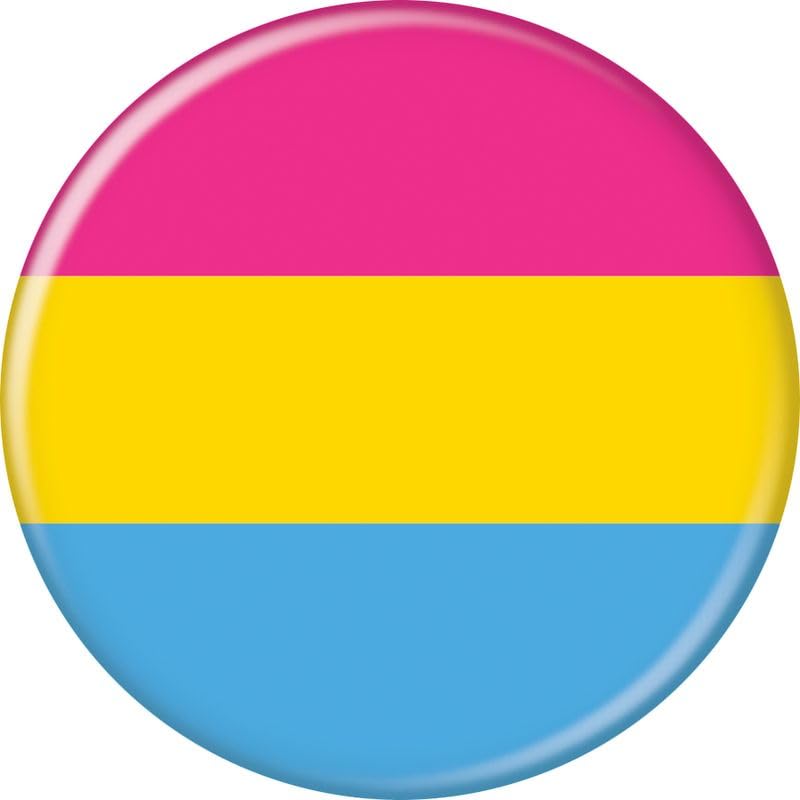 Drapeau Pansexuel 7,6 cm Ata-Boy Bouton Badge LGBT Inclusif