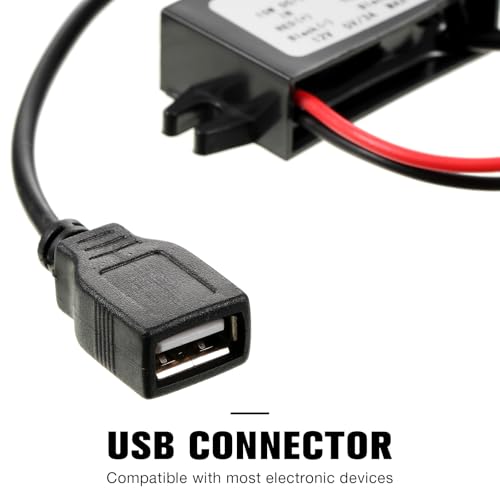 Image of Weewooday 30 Pieces 12v to 5v Dc Converter Buck Module USB Output Power Adapter Dc Car Power Converter Regulator