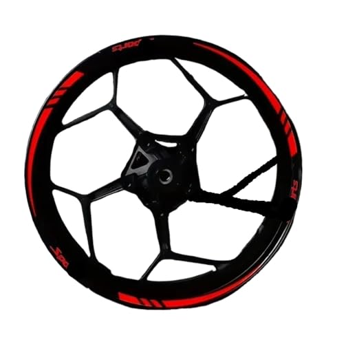 Cinta decorativa reflectante para llantas de motocicleta y bicicleta, 18-21 pulgadas, 12 piezas por paquete