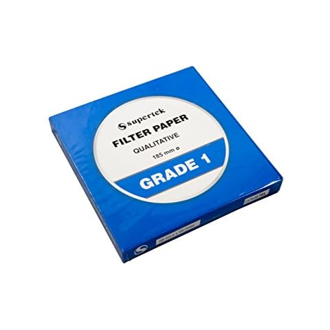 Filter Paper, Qualitative, Grade 1, 185 mm Pack of 100 Sheets Cover