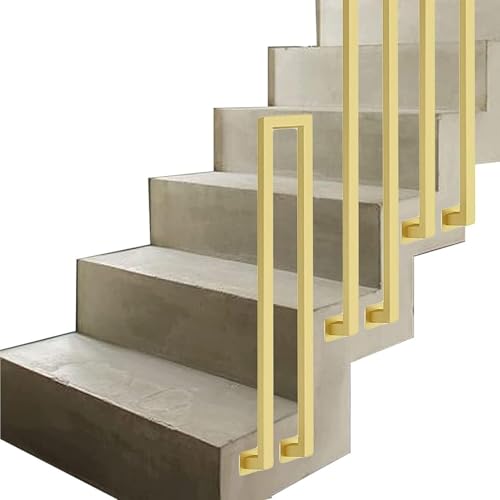 Rampe d'escalier en U 85 cm pour montage latéral intérieur et extérieur