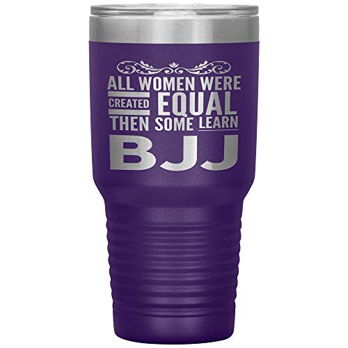 ArtsyMod ALL WOMEN, LEARN BJJ, Perfect Martial Arts Brazilian Jiu Jitsu Statement For Sensei, Teacher, Woman, Girl! Durable Water Vacuum Tumbler, 30oz. (Purple) ArtsyMod ALL WOMEN, LEARN BJJ, Perfect Martial Arts Brazilian Jiu Jitsu Statement For Sensei, Teacher, Woman, Girl! Durable Water Vacuum Tumbler, 30oz. (Purple)