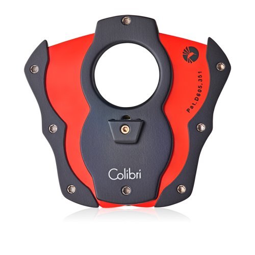 Fini les capes déchirées : le Lubinki Colibri Couleur Cut Noir/rouge coupe vos cigares sans bavure