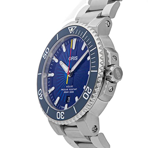 Oris Aquis Automatic Blue Dial Watch 01 733 7766 4185-SET (Pre-Owned)3