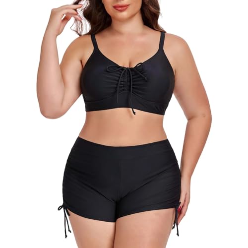 Tankini pour femme maillot de bain gainant ventre plat masquant les rondeurs de l'été