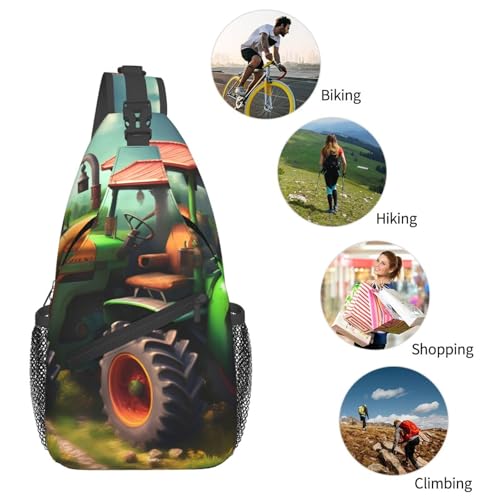 Mochila Urbana Crossbody Negro Ligera para Adultos miniatura 6