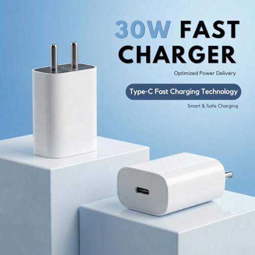 Image of 30w USB-C PD Rapid Adapter for Google Pixel 10 /9 /8 /7 Series | Fast Charging Charger for Tablets & Chromebooks | Safe & Efficient| Original Charging Speed