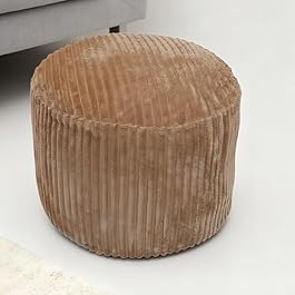 Unstuffed Round Pouf...