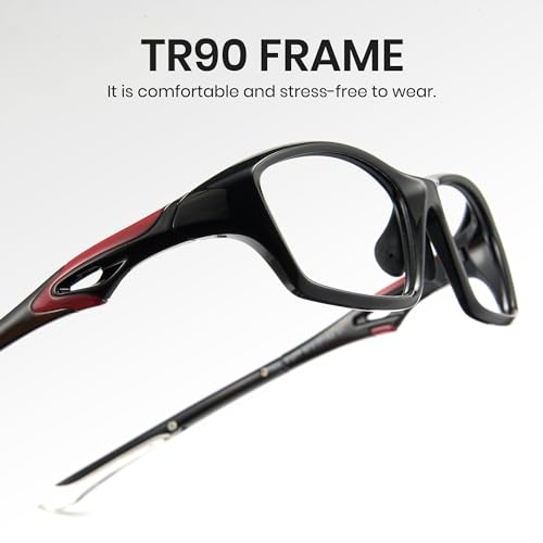 Image of Cyxus Y2K Blue Light Glasses for Women Men TR Frame UV Blocking Computer Glasses Clear PC Lens Eyewear