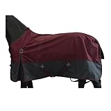 BARN & STABLE 600D 3000mm/3000mvp Super Waterproof & Breathable Horse Rain Sheet Turnout Blanket Sheet for Horse with Leg Straps -no Fill