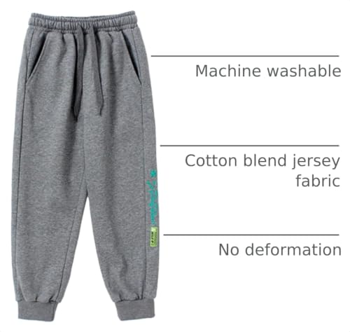 Image of HILEELANG Toddler Boy Sweatpants Kids Sport Jogger Cotton Casual Active Playwear Sweats Pants 2-Pack