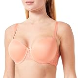 passionata reggiseno in memory foam, georgia minimizer, peche, 7b donna