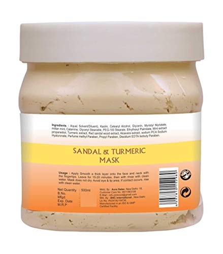 Image of Pink Root Cocoa Butter Cream 500gm with Sandal Turmeric Mask 500gm
