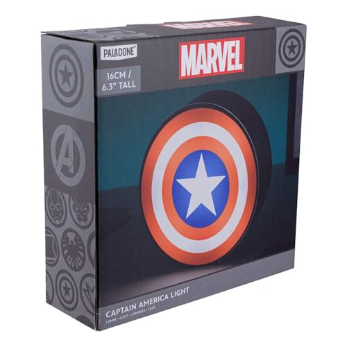 Paladone Marvel – Captain America – Boîte Lumineuse 15 cm