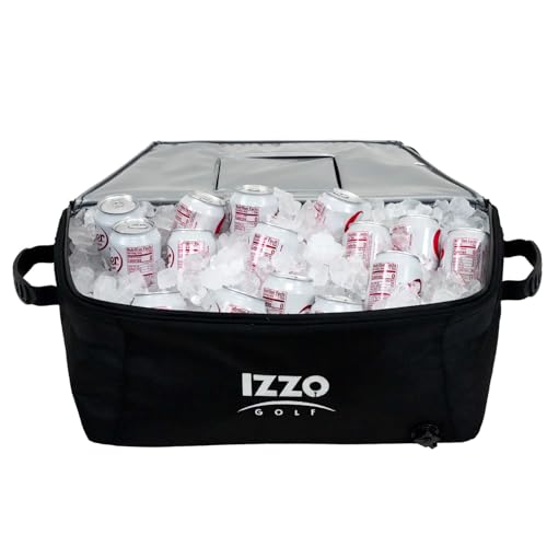 Izzo Front Hood Riding Golf Cart Cooler (Black)