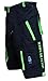 Astek Men's Neon Green Black MTB Baggy Padded Mountain Bike Shorts (XL)
