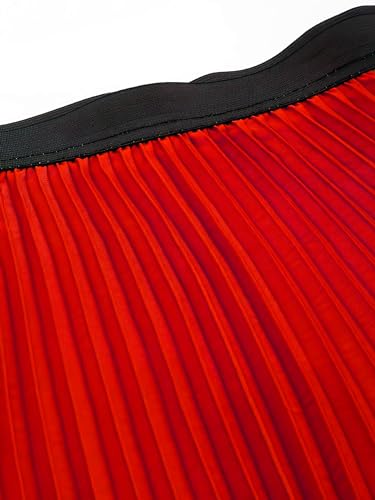 Image of ZWERLON | Women Accordian Pleat Maxi Flared Skirt