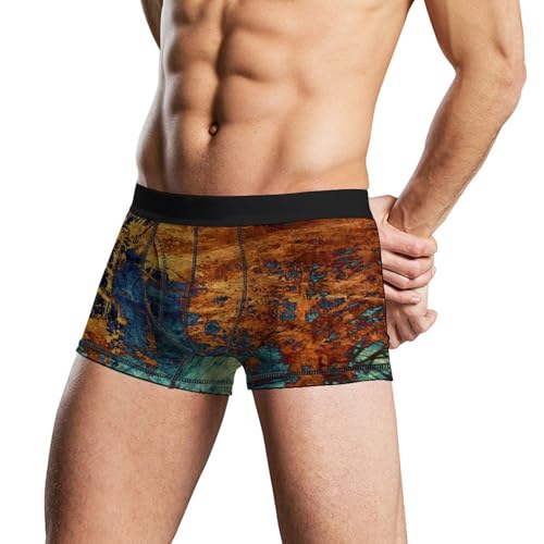 Nugier Men's Waist Underwear, Milk Silk Boxer Briefs, Stretchy Underpants(S-2XL)3