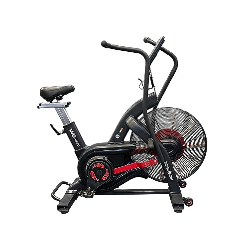 Image of Exercise Bike WG Air-20 for Commercial Gym and Home Use |Black| Free Installation Assistance
