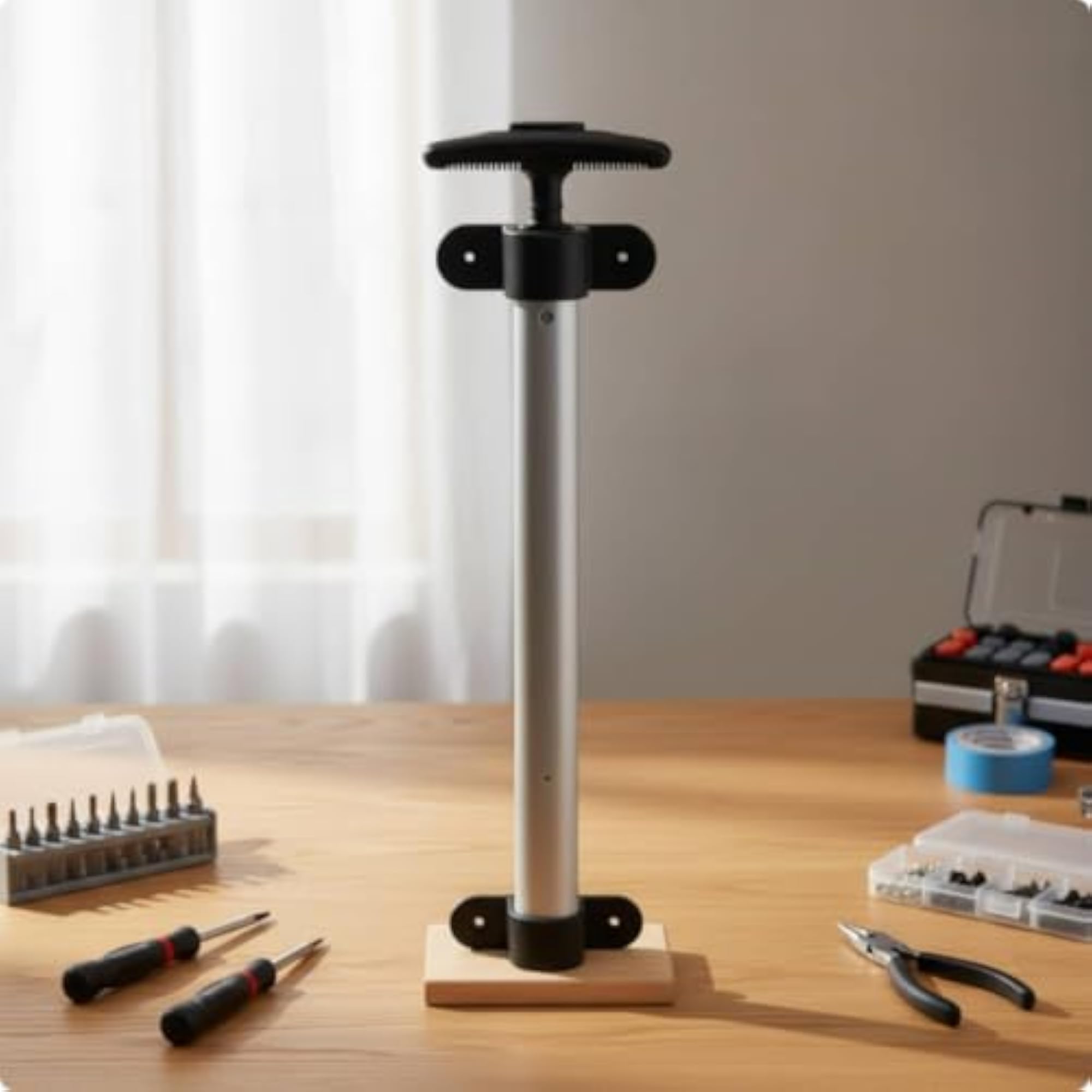 Aluminum Luggage Pull Rod Assembly, Adjustable Height