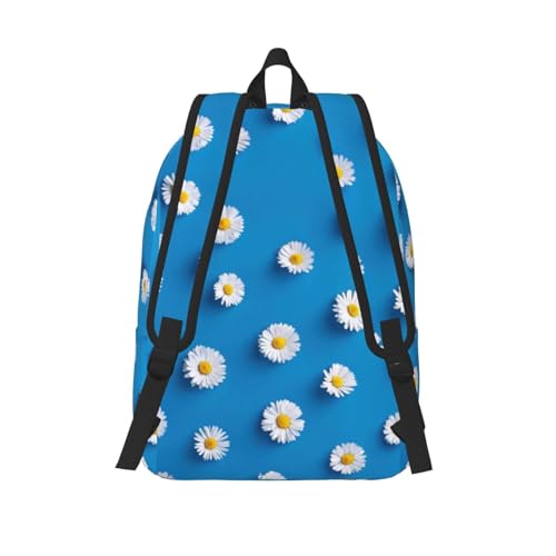 Sac à dos en toile WURTON à fleurs : de votre bureau aux sentiers de randonnée champêtre - 3