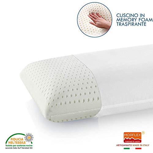 Morflex® Cuscini Memory Foam coppia h 17 cm