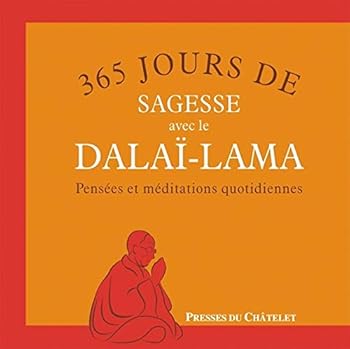 Paperback 365 jours de sagesse avec le dalaï-lama (Spiritualité bouddhiste) [French] Book
