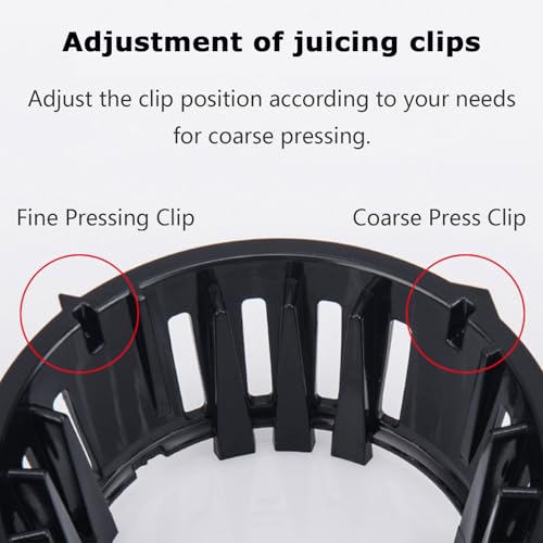 Cold Press Juicer, Slow Masticating Juicer Machines, Nama Juicer, Juicer Machine with 200W Large Feed Chute, Accommodates Whole Vegetables and Fruits, Easy to Clean Silver - Image 5