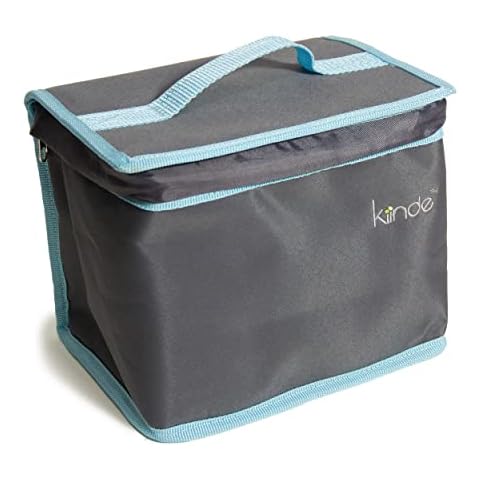 Kiinde Twist Breast Milk Storage Bag and Ice Pack Kit for Breastfeeding Moms - Gray Cover