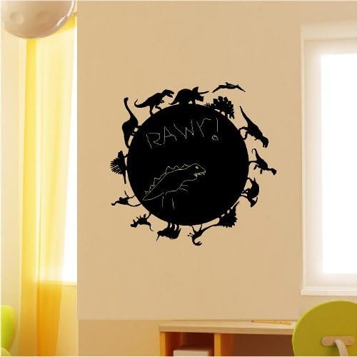 Dinosaur Chalkboard Wall Saying Vinyl Lettering Home Decor