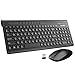 Price comparison product image Wireless Keyboard Mouse Set UKCompact Keyboard & Silent MouseVicTsing Lightweight USB Keyboard and Mice Set with 21 Media Shortcuts, Comfortable Durable Portable, Ideal for Home & Office