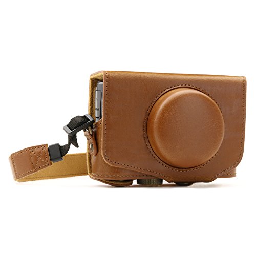 Étui Cuir Canon PowerShot SX740 HS pour Éviter les Rayures et Transporter Partout