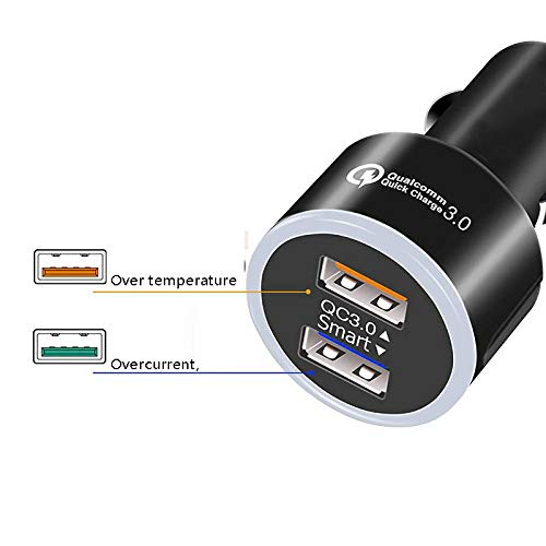 Caricabatteria da Auto, Caricabatterie Carica Rapida - Caricabatterie Telefono Auto -2USB - caricabatteria per Auto Veloce