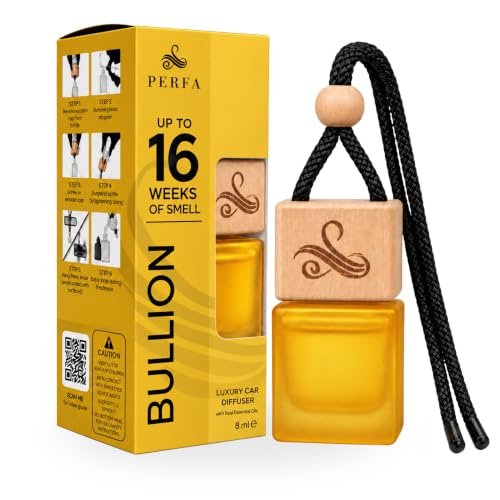 Inspired by One Million Car Air Freshener for Men | Long Lasting Luxury Diffuser | Automotive Scent Perfume | Vent Clip Auto Air Freshener | Odor Eliminator Technology | Masculine Diffuser Scents 8ml