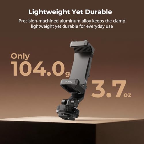 Image of SMALLRIG PC-T1 Metal Phone Holder &, 360 Rotatable-6661