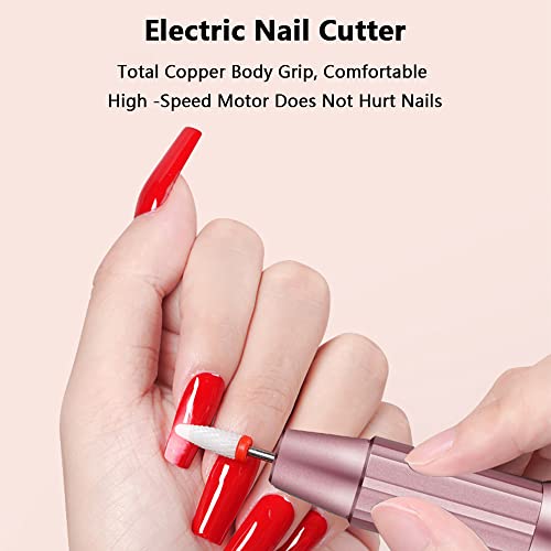 Kit Eléctrico de Limas para Uñas 16 en 1 USB Rosa miniatura 5