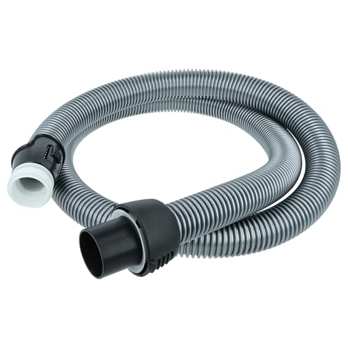 vhbw Tuyau de remplacement aspirateurs, 1.8 m, noir/argent, compatible avec Tornado 910288328, 910288329, 910288738, 910288739, TO6261