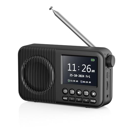 Arafuna Radio Dab Plus avec écran LCD 2.4 et Bluetooth