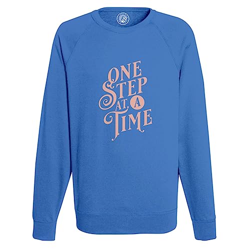 Sweat shirt homme One Step at a Time le cadeau idéal avec citation inspirante