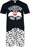 LOONEY TUNES Don't Mess with Silvester - Vintage Print Hombre Pijama Multicolor