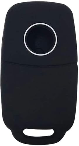 Miniatura 8 de Funda protectora de silicona con 3 botones para llavero VW Volkswagen Jetta GTI Passat Golf Tiguan Touareg Beetle, color negro