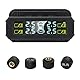 Shkalacar USB/Solar TPMS 0-81 PSI Reifendrucküberwachungssystem mit 4 Sensoren, 5 Alarmmodi, LCD-Display mit automatischer Hintergrundbeleuchtung für Auto Limousine SUV MPV(Externar Aktualisierte)