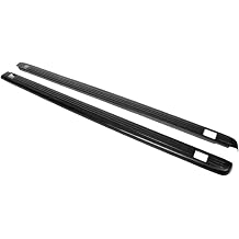Black Bed Rail Caps for Silverado 2500HD/1500 Classic for Sierra 2500HD/1500HD/1500 Classic for Silverado 2500HD/2500/1500 for Sierra 2500HD/2500/1500HD/1500 6" Bed ABS Plastic