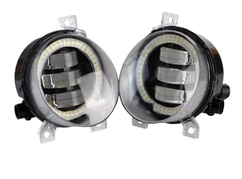 Image of LEIFEIS Fog Light For VW For Golf For Mk5 For Rabbit For GTI (1K) 2004-2009 2 X Car Front LED Fog Light DRL Angel Eye Fog Daytime Running Lamp(White Blue)