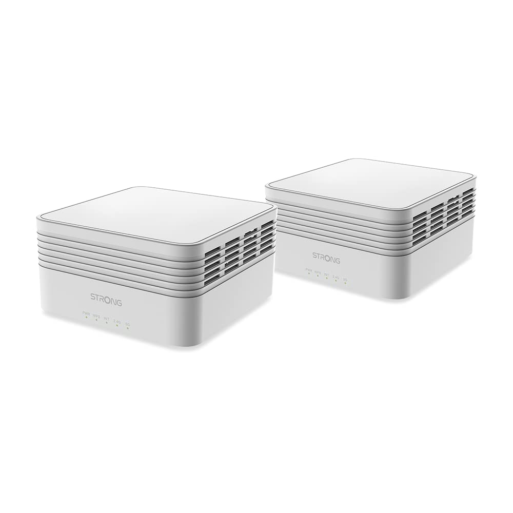 STRONG Atria Mesh AX3000 Add-On Amplificateur Wi-Fi pour couverture et vitesse, Wi-Fi 6, double bande, point d'accès et routeur, extension